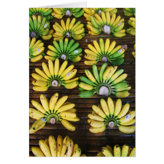 Tarjeta Lady Finger Bananas ~ Huevo Banana (ก ล้ ย (Frente)
