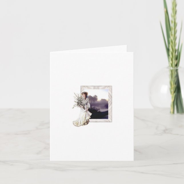 Tarjeta Lady in White (Anverso)