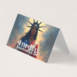 Tarjeta Lady Liberty Reimaginada: Una Nueva Cara de la Lib
