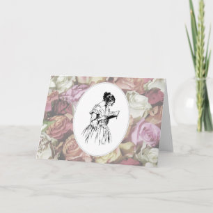 Tarjeta Lady Reading