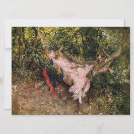 Tarjeta Lady Resting in a Hammock (por Giovanni Boldini)