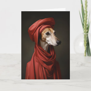 Tarjeta Lady Saluki Dog