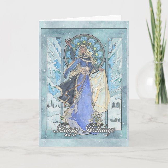 Tarjeta Lady Snowflake (Anverso)