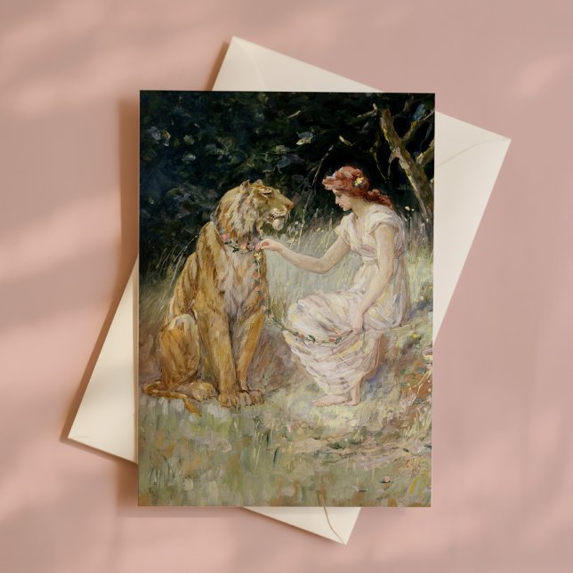 Tarjeta Lady y el tigre | Iglesia de los Estudiantes de Fr (Subido por el creador)