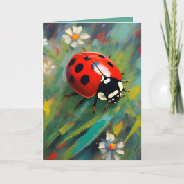 Tarjeta Ladybird Ladybug Greetings Card
