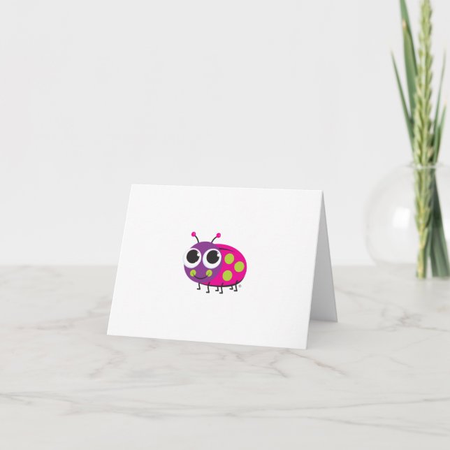 Tarjeta Ladybug Notecard (Anverso)