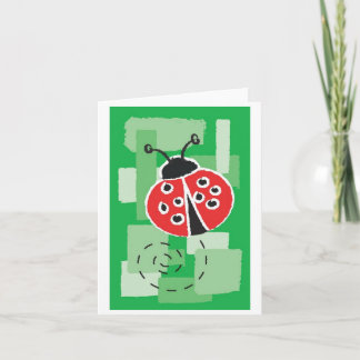 Tarjeta LadyBug Notecard