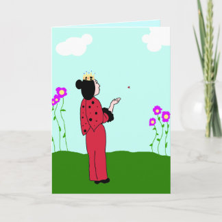 Tarjeta Ladybug Princess Lets Go