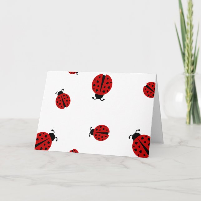 Tarjeta ladybugz. (Anverso)
