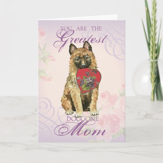 Tarjeta Laekenois Heart Mom (Anverso)