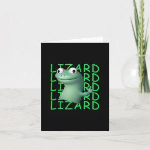 Tarjeta Lagarto Divertido Lagarto Lagarto Lagarto Meme Vir