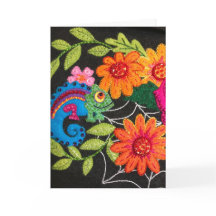 Lagarto Gecko Fieltro Bordado Cuentas Lentejuelas