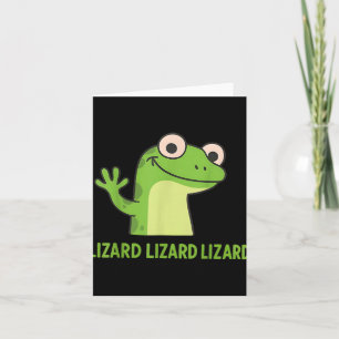 Tarjeta Lagarto Lagarto Lagarto Divertido Animal Meme G