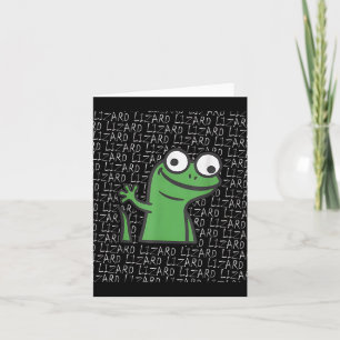 Tarjeta Lagarto Lagarto Lagarto Divertido Animal Meme G