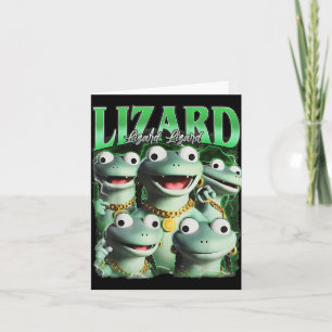 Tarjeta Lagarto Lagarto Lagarto Divertido Meme Lagarto Con
