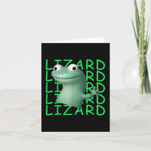 Tarjeta Lagarto Lagarto Lagarto Meme Divertido _1