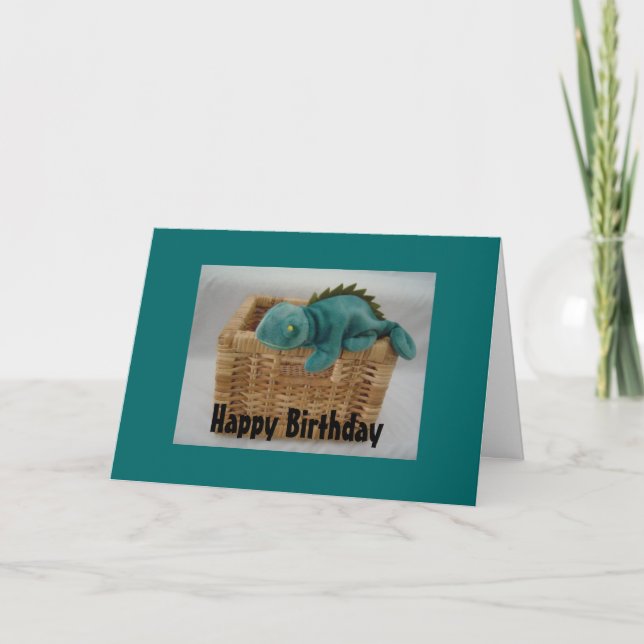 Tarjeta Lagarto Perezoso Genial (Anverso)