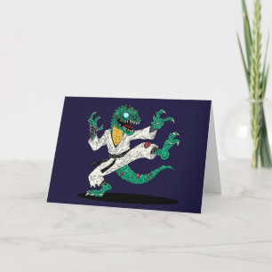 Tarjeta Lagarto Zombie Kung Fu