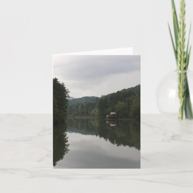 Tarjeta Lago Burton Notecard (Anverso)