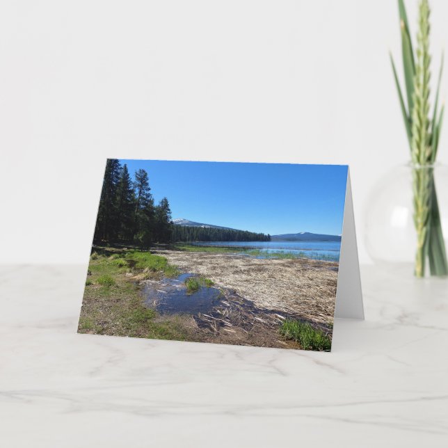 Tarjeta Lago Davis, Oregón (Anverso)