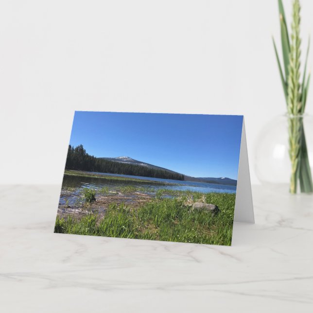 Tarjeta Lago Davis, Oregón (Anverso)