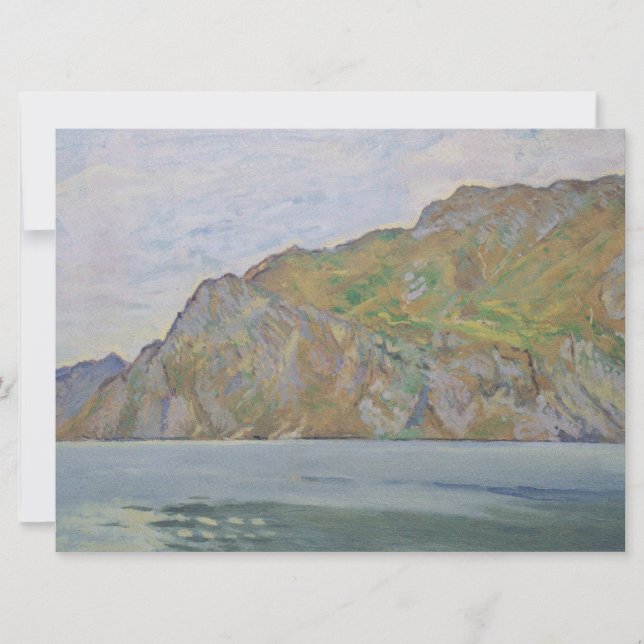 Tarjeta Lago de Garda (por Koloman Moser) (Anverso)