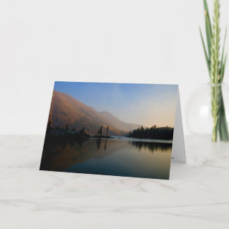 Tarjeta LAGO DE HIELO: Mañana de octubre