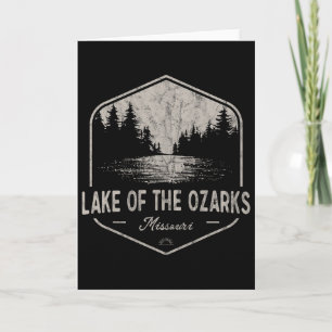 Tarjeta Lago De Los Ozarks Misuri Al Aire Libre Vintage