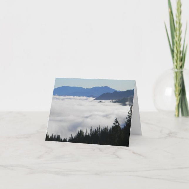 Tarjeta Lago de niebla...... (Anverso)