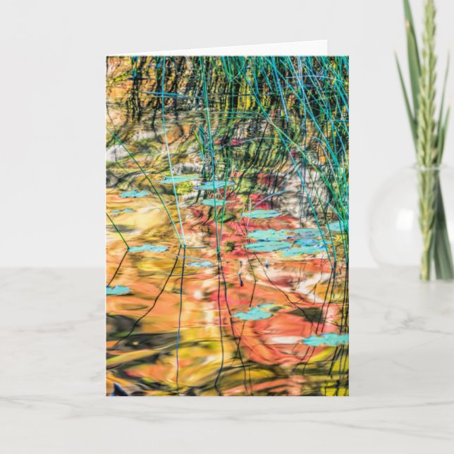 Tarjeta Lago del Consejo en el Bosque Nacional de Hiawatha (Anverso)