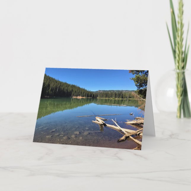 Tarjeta Lago del diablo, Oregón (Anverso)