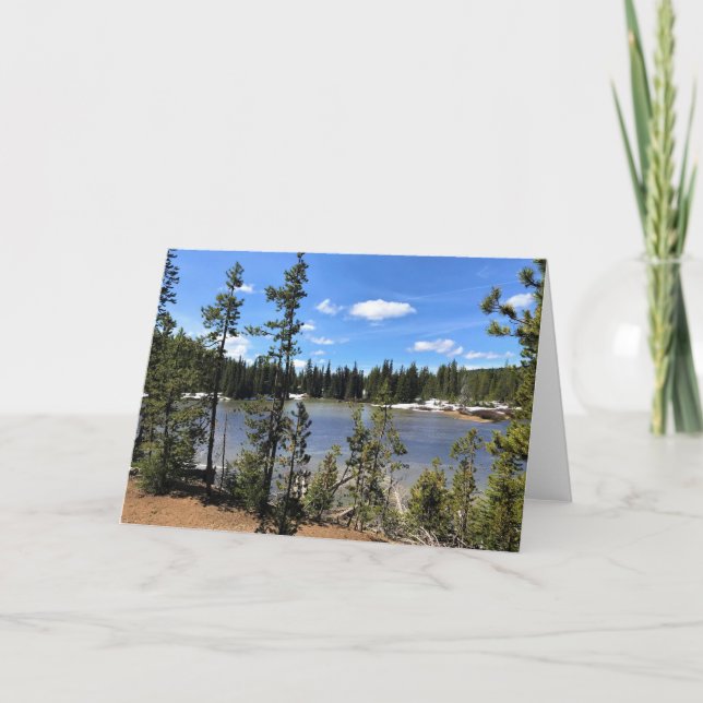 Tarjeta Lago del diablo, Oregón (Anverso)