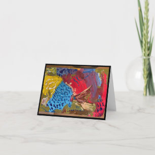 Tarjeta Lago en Jardín al amanecer