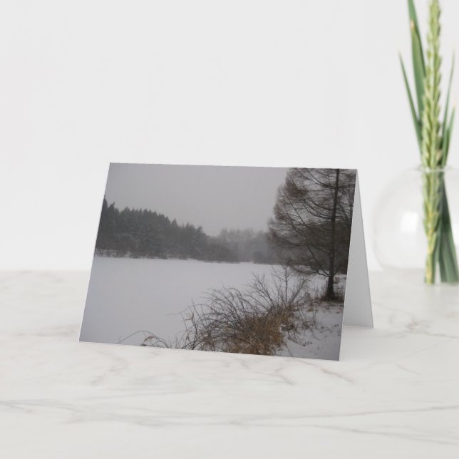 Tarjeta Lago I snowy (Anverso)