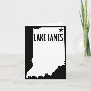 Tarjeta Lago james angola indiana condado de steuben
