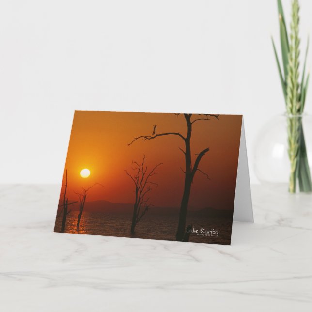 Tarjeta Lago Kariba (Anverso)