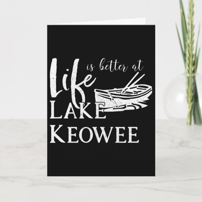 Tarjeta Lago Keowee  (Anverso)
