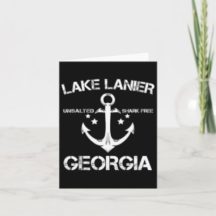 Tarjeta Lago Lanier Georgia Gracioso Camping Verano G