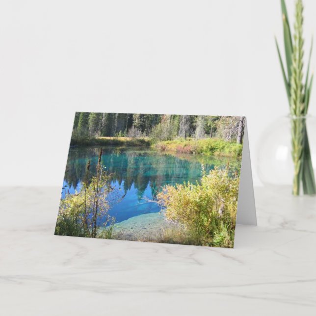 Tarjeta Lago Little Crater (Anverso)