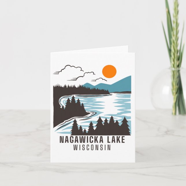 Tarjeta Lago Nagawicka (Anverso)