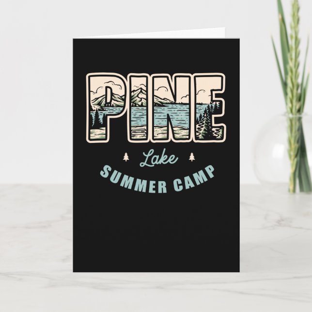 Tarjeta Lago Pine (Anverso)