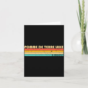 Tarjeta Lago Pomme de terre missouri divertido camping de 