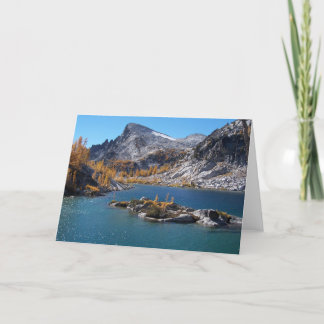 Tarjeta Lago rune, los encantamientos, cascadas,