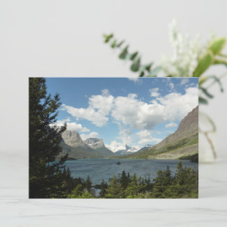 Tarjeta Lago Saint Mary II en el Parque Nacional Glaciar