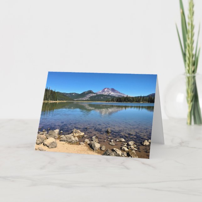 Tarjeta Lago Sparks, OR (Anverso)