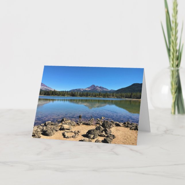 Tarjeta Lago Sparks, OR (Anverso)