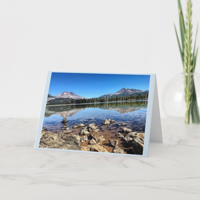Tarjeta Lago Sparks, Oregon (Anverso)