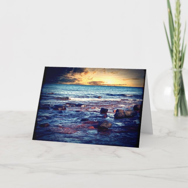 Tarjeta Lago Superior Sunset (Anverso)