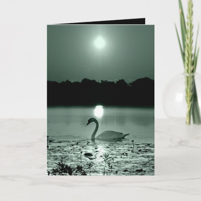 Tarjeta Lago swan (Anverso)