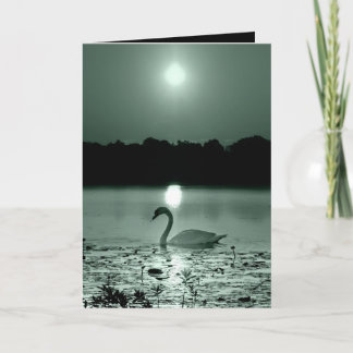 Tarjeta Lago swan